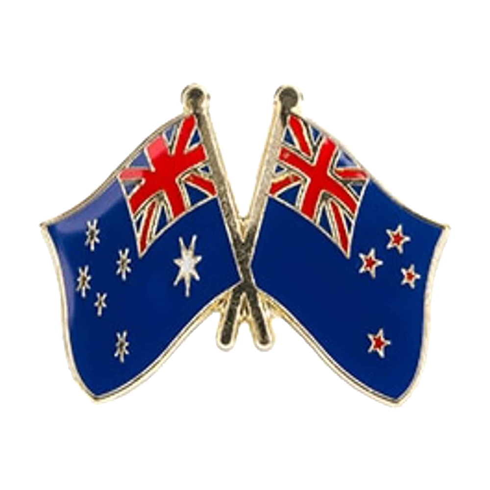 Australia & New Zealand Friendship Pin Badge