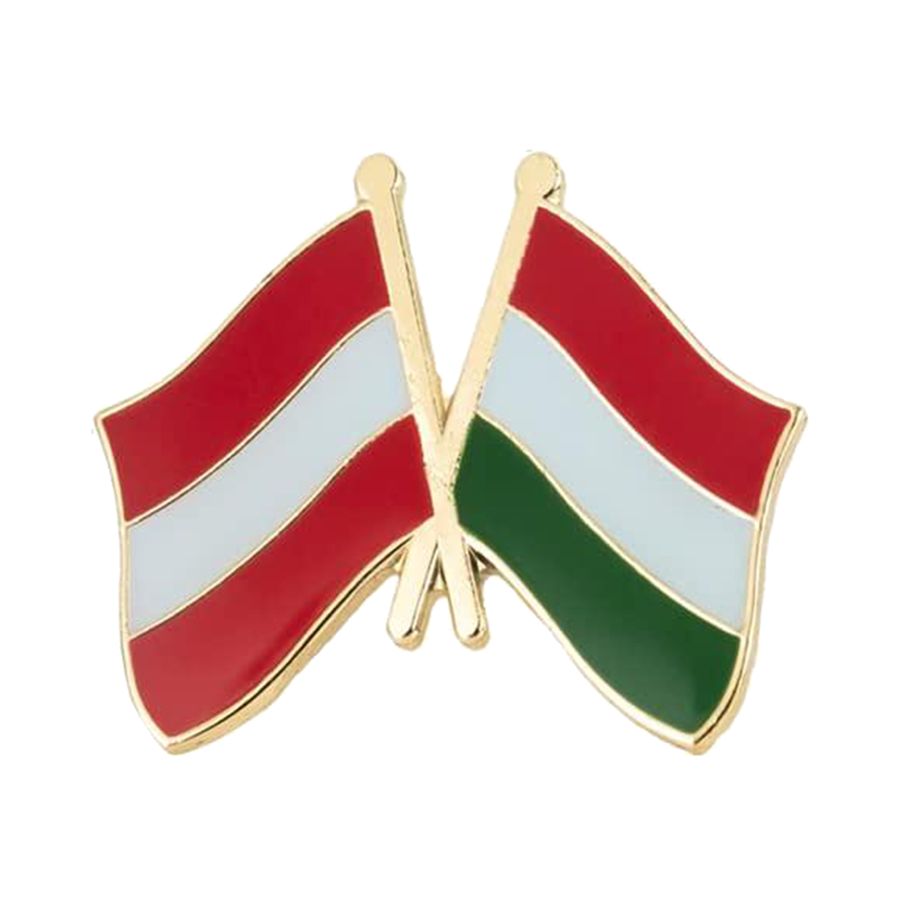 Austria & Hungary Friendship Pin Badge