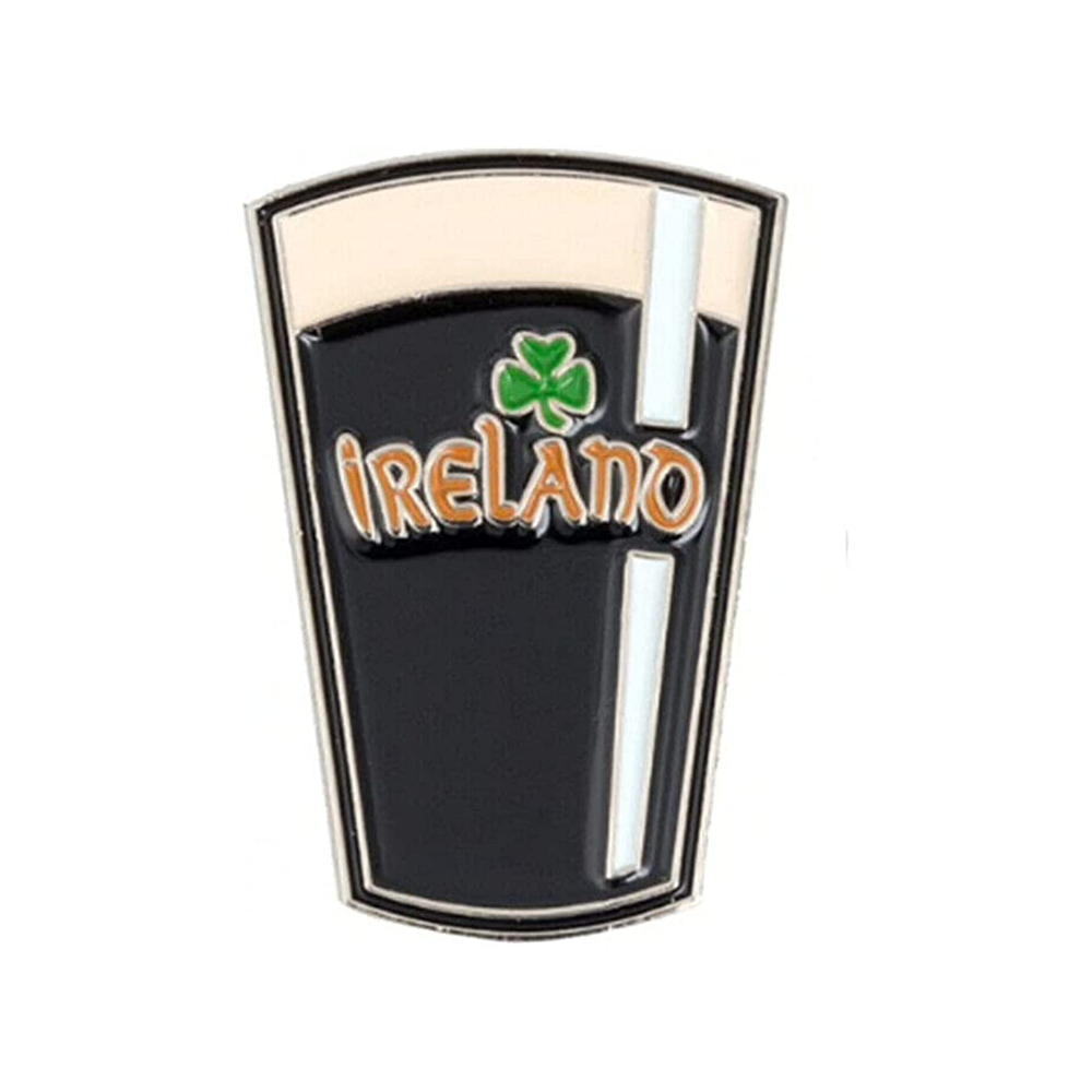 Irish Ireland Beer Pin Badge