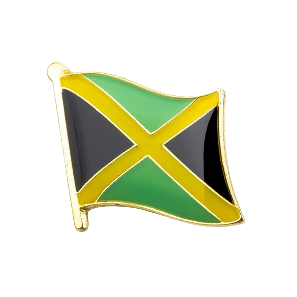 Jamaica Flag Pin Badge