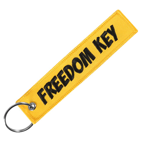 Freedom Key! Student Fabric Luggage Keyring