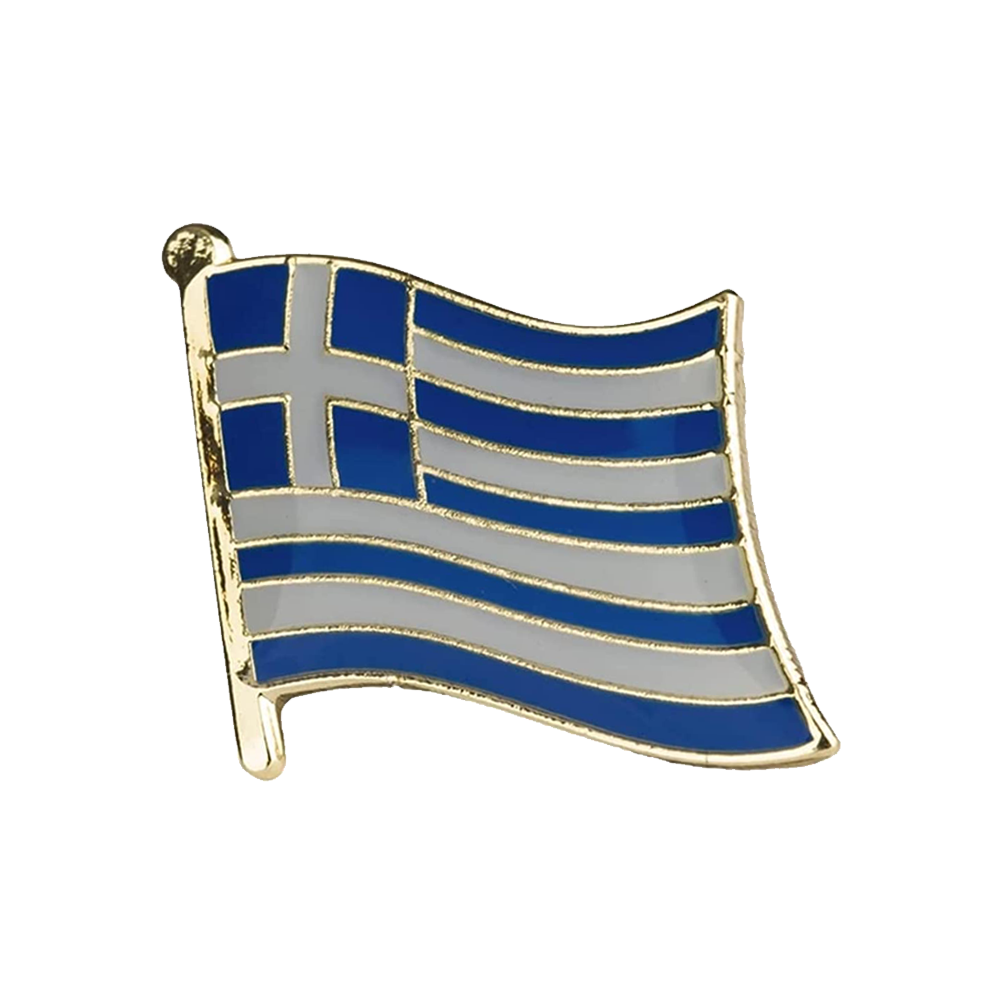 Greece Flag Pin Badge