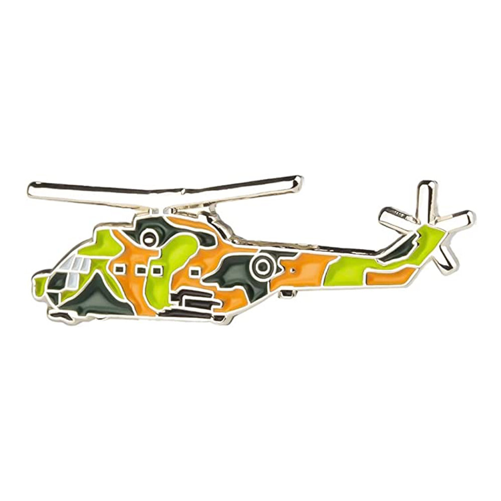 Helicopter Air Force Pin Badge