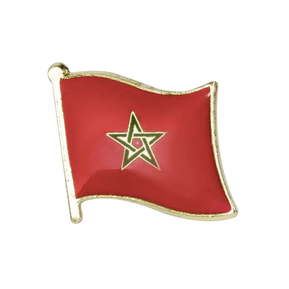 Morocco Flag Pin Badge