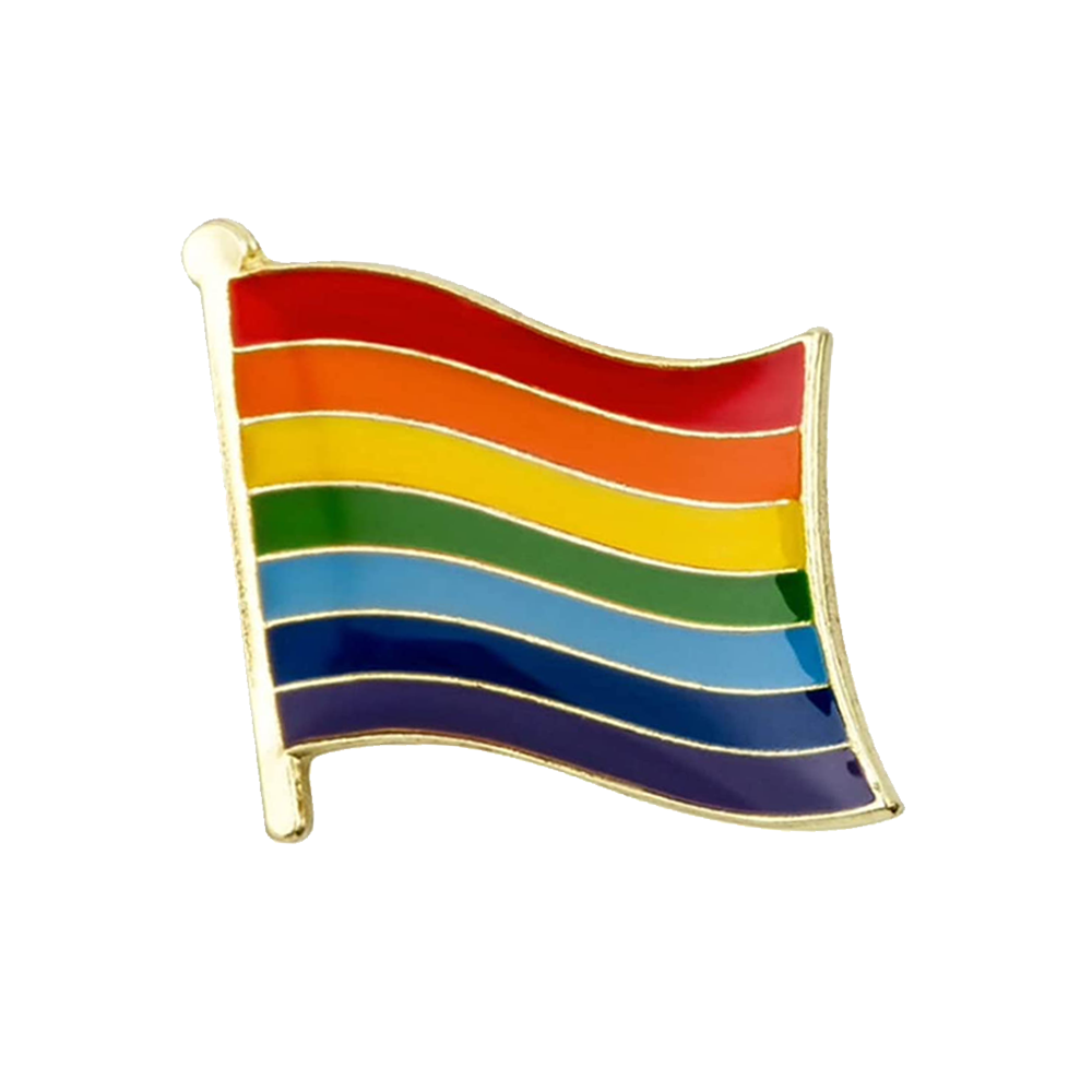 Rainbow Flag Pin Badge