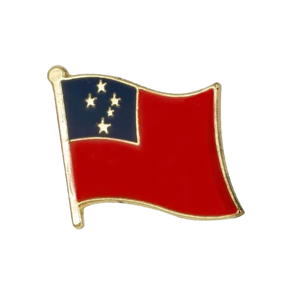 Samoa Flag Pin Badge