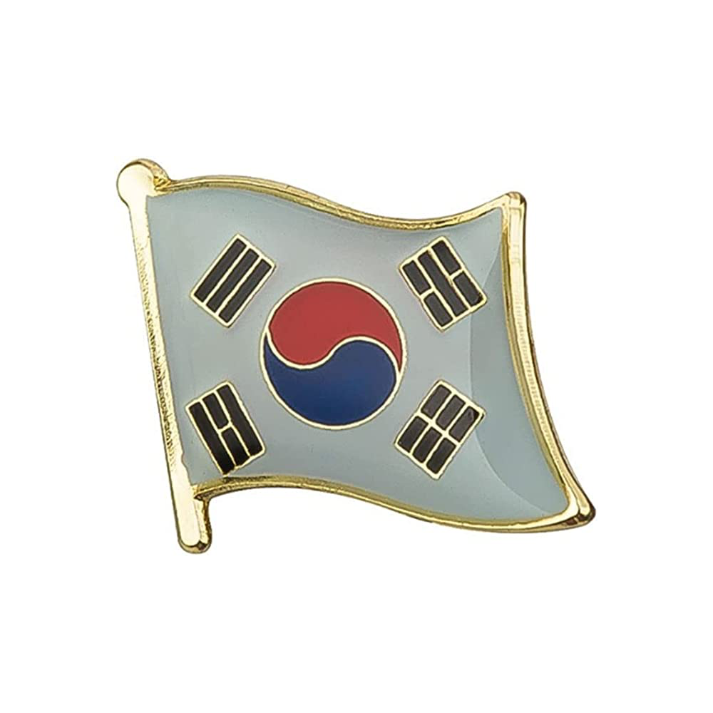 South Korea Flag Pin Badge