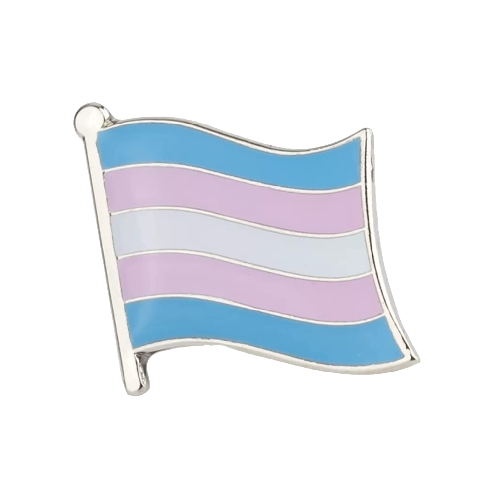 Transgender Flag Pin Badge