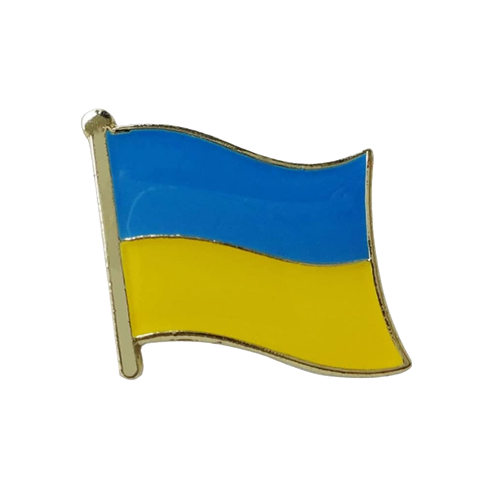 Ukraine Flag Pin Badge
